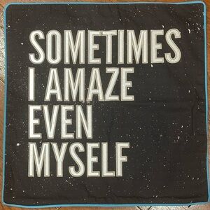 Pottery Barn Star Wars teen toss pillow sometimes I amaze even myself 18” EUC